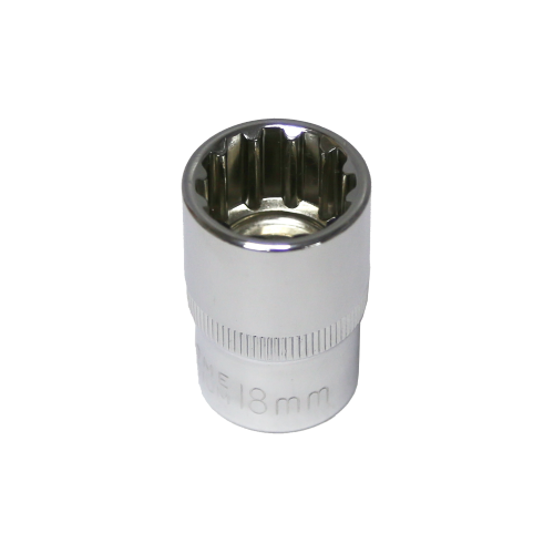 18mm x 1/2" Drive Multi-Lock Socket T&E Tools M5418