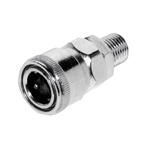 Female-Half Quick Release Coupling With 1/4" NPT Male Thread T&E Tools NBM08