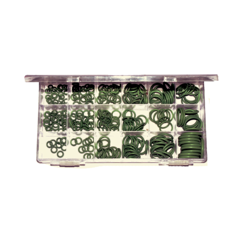 O-Ring Assortment Set Air Conditioning seals 386 Piece (HNBR Series) T&E Tools OR105