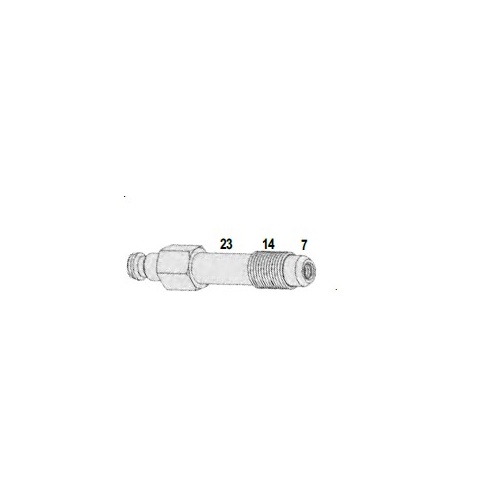 M12 x 1.25mm x 44mm Diesel Glow Plug Adaptor T&E Tools OT001