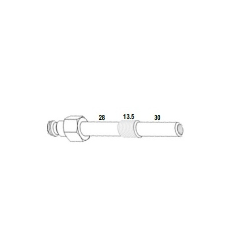 M10 x 1.00mm x 71.5mm Glow plug Diesel Comp. Adaptor T&E Tools OT034