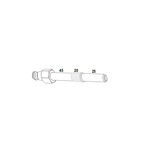 M10 x 1.25mm x 90mm Glow plug Diesel Comp. Adaptor T&E Tools OT039