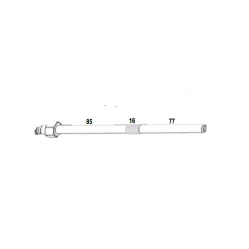 M10 x 1.25mm x 178mm Glow plug Diesel Comp. Adaptor T&E Tools OT043