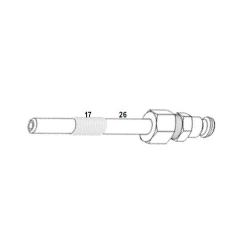 M8 x 1.00mm x 66mm Diesel Glow Plug Adaptor T&E Tools OT069