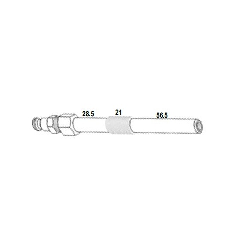 M12 x 1.25mm x 106mm Diesel Glow Plug Adaptor T&E Tools OT080