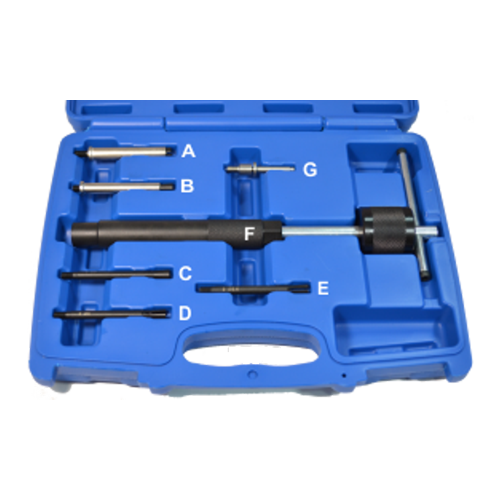 7 Piece Diesel Glow Plug Puller Set T&E Tools PT705