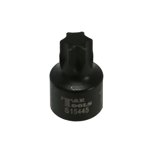 T45 x 1/4"Drive Stubby Torx-r Impact Socket T&E Tools S15445