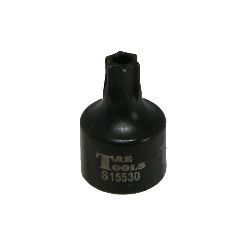 T30 x 1/4"Drive Stubby Tamper Torx-r Impact Socket T&E Tools S15530