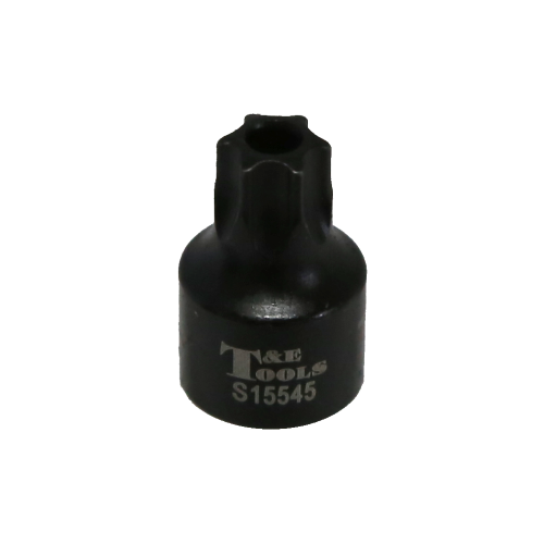 T45 x 1/4"Drive Stubby Tamper Torx-r Impact Socket T&E Tools S15545