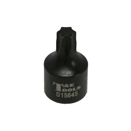 T45 x 3/8" Drive Stubby Tamper Torx-r Impact Socket T&E Tools S15645