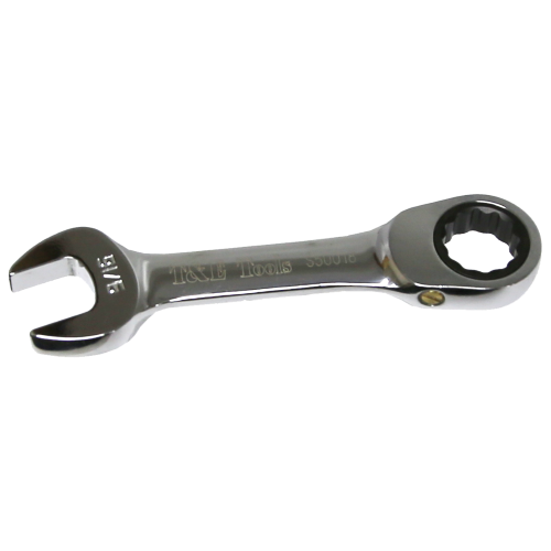 9/16" Stubby Gear Ratchet Wrench T&E Tools S50018