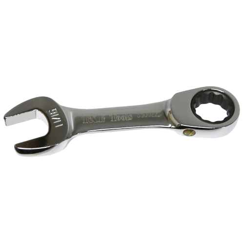 11/16" Stubby Gear Ratchet Wrench T&E Tools S50022