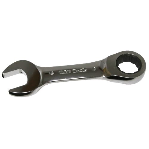19mm  Stubby Gear Ratchet Wrench T&E Tools S51019