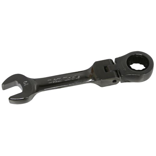 7mm 12Pt. Stubby Flex-Head Ratchet Wrench T&E Tools S59007