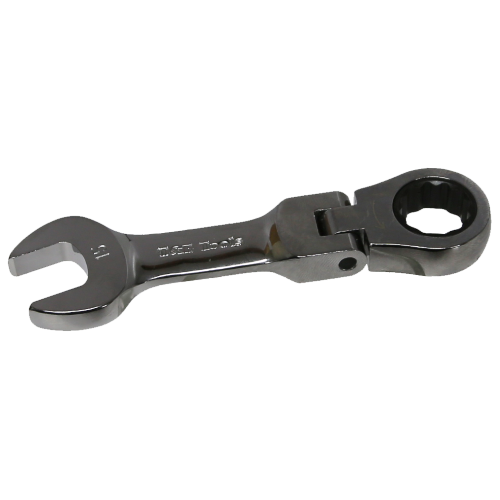 15mm 12Pt. Stubby Flex-Head Ratchet Wrench T&E Tools S59015