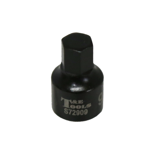 9/32" x 1/4"Drive Stubby In-Hex SAE Impact Socket T&E Tools S72909