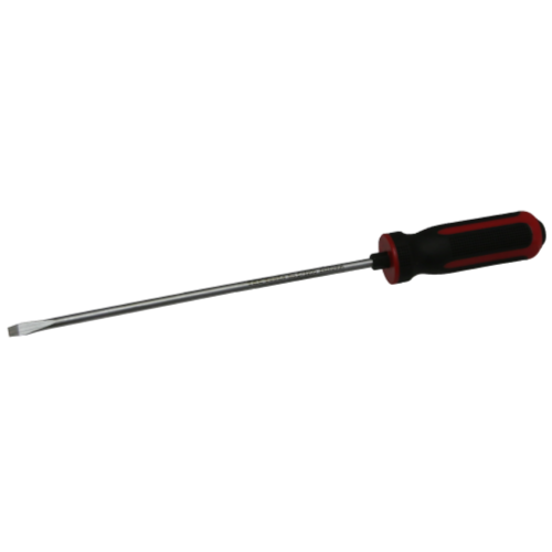 5 x 200mm Tang Thru Slotted S2 Steel Screwdriver T&E Tools S75200