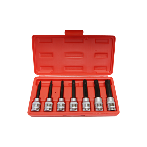 7 Piece Multi-Spline 1/2" Drive Deep Sockets T&E Tools S7600