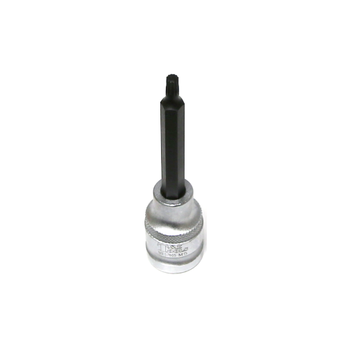 M5 Spline x 1/2"Drive Socket 100mm Long T&E Tools S7605