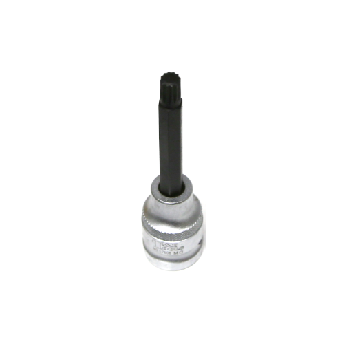 M8 Spline x 1/2"Drive Socket 100mm Long T&E Tools S7608