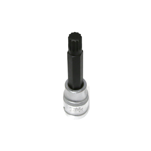 M12 Spline x 1/2"Drive Socket 100mm Long T&E Tools S7612