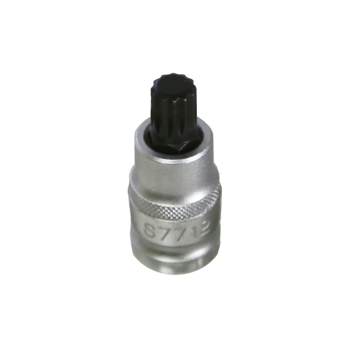 M12 Spline x 1/2"Drive Socket 55mm Long T&E Tools S7712