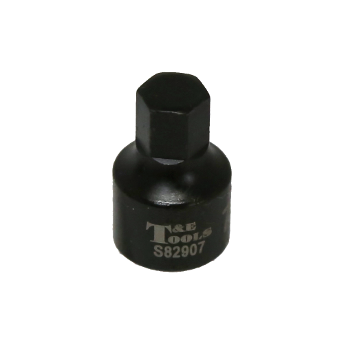 7mm x 1/4"Drive Stubby In-Hex Metric Impact Socket T&E Tools S82907