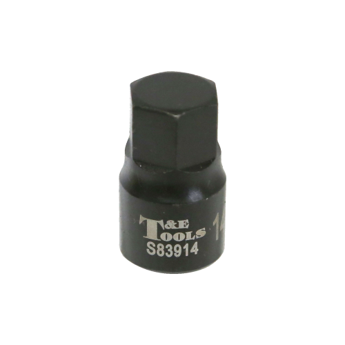 14mm x 3/8" Drive Stubby In-Hex Metric Impact Socket T&E Tools S83914