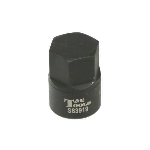 19mm x 3/8" Drive Stubby In-Hex Metric Impact Socket T&E Tools S83919