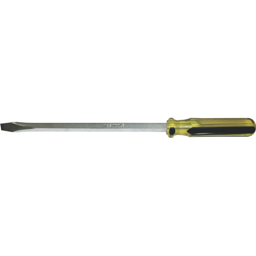 12mm Heavy-Duty Square Shank Slotted Screwdriver T&E Tools ST1032