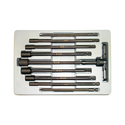 10 Piece Torx "E"-Series T-Handle Ratchet Wrench Set T&E Tools T1030