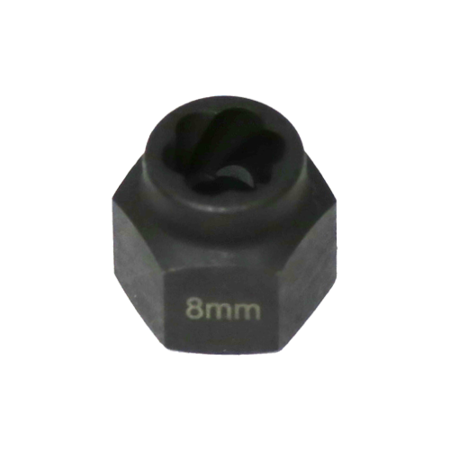 8mm   Angular Spiral  Twist Socket Hex Drive T&E Tools T1039