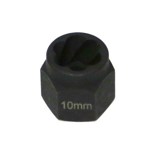10mm   Angular Spiral  Twist Socket Hex Drive T&E Tools T1040