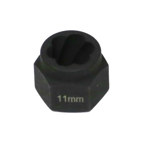 11mm   Angular Spiral  Twist Socket Hex Drive T&E Tools T1041