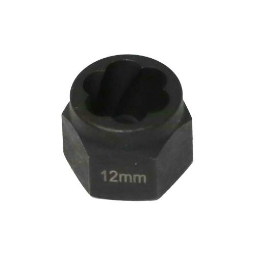 12mm   Angular Spiral  Twist Socket Hex Drive T&E Tools T1042