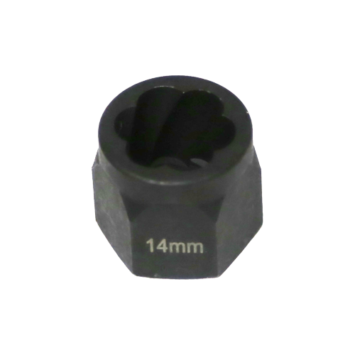 14mm   Angular Spiral  Twist Socket Hex Drive T&E Tools T1044