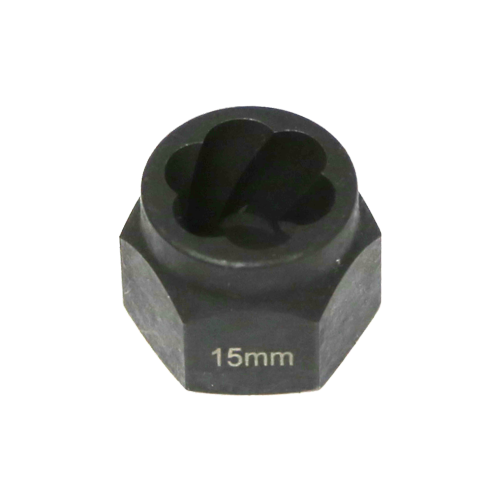 15mm   An+gular Spiral  Twist Socket Hex Drive T&E Tools T1045