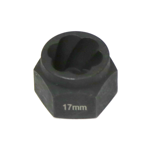 17mm   Angular Spiral  Twist Socket Hex Drive T&E Tools T1047