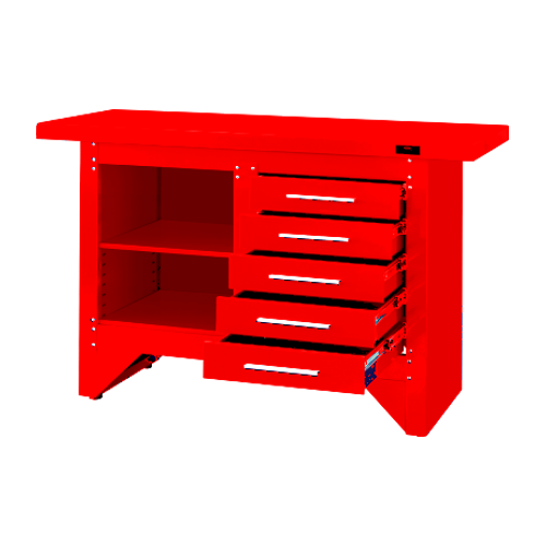 Five Drawer Work Station Tool Bench T&E Tools T1995