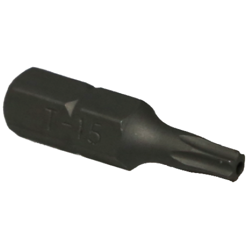T15 1/4" Hex Tamper Torx Bit T&E Tools T3015