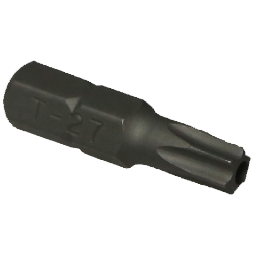 T27 1/4" Hex Tamper Torx Bit T&E Tools T3027