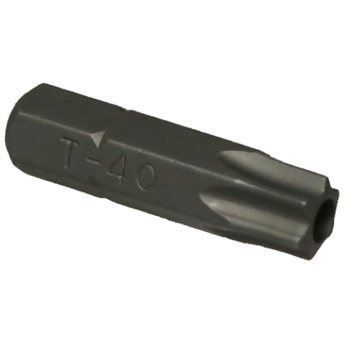 T40 1/4" Hex Tamper Torx Bit T&E Tools T3040