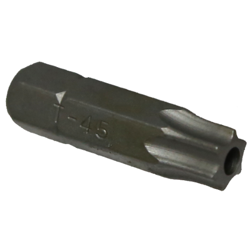 T45 Tamper Torx-r x 5/16" Hex Bit 30mm long T&E Tools T3145