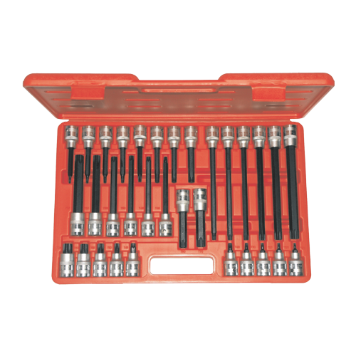 32 Piece 1/2" Drive Torx-r Driver Sockets T&E Tools T3202