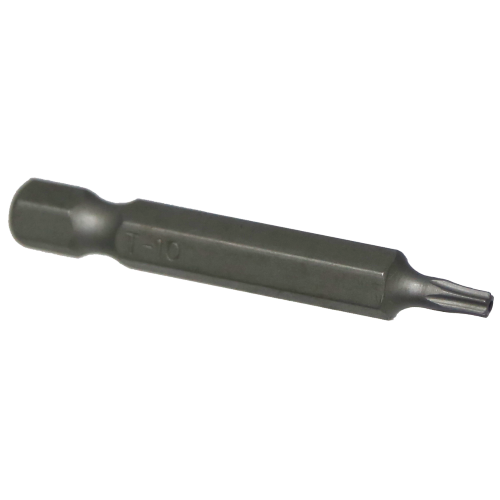 T10 1/4" Hex Tamper Torx Bit T&E Tools T3210