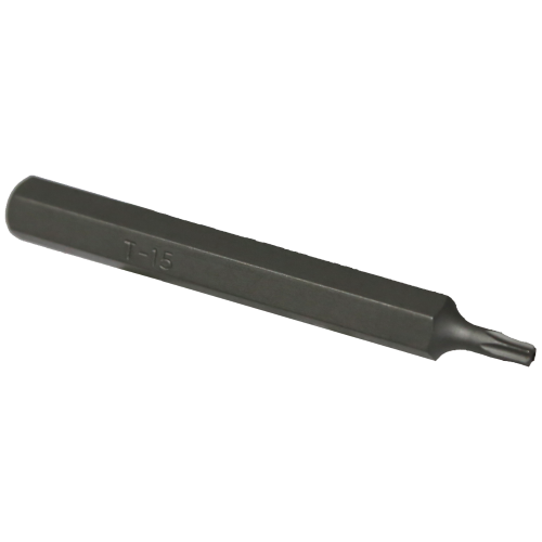 T15 Tamper Torx-r x 5/16" Hex Bit 75mm long T&E Tools T3315