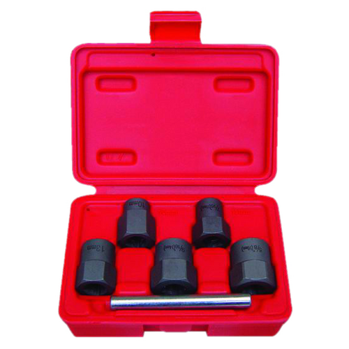  Twist Sockets 5Pc. Set 3/8" Drive  27mm Long 10,11,13,14,16mm T&E Tools TE-T4215