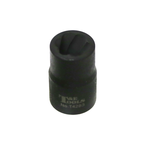 13mm x 1/2" Square Impact Twist Socket T&E Tools T4283