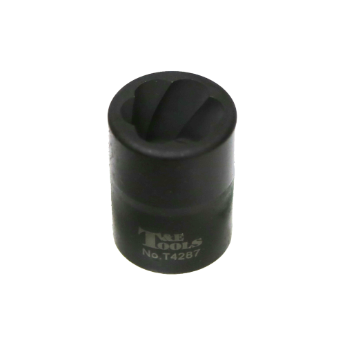 17mm x 1/2" Square Impact Twist Socket T&E Tools T4287