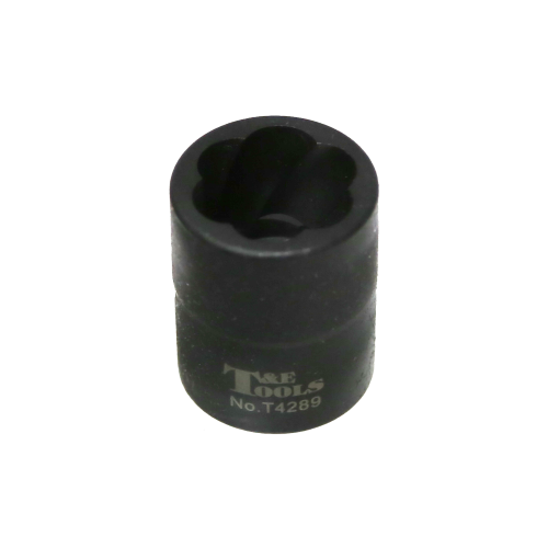 19mm x 1/2" Square Impact Twist Socket T&E Tools T4289